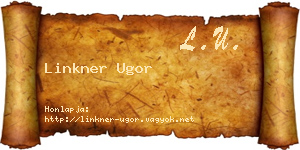 Linkner Ugor névjegykártya